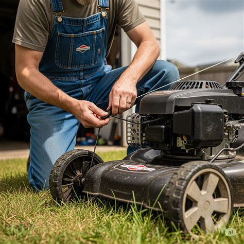 Replacing the Pull Cord on a Briggs and Stratton Lawn Mower: How To Do ...