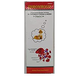 Buy PAWSTIVELY PET CARE Thrombofit Unique Herbal Blended Tonic for ...