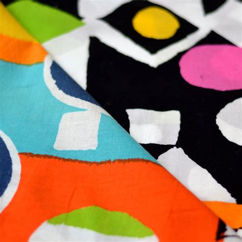 Tissu coton multicolore - A&A Patrons