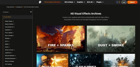 The 11 Top Sites for Free VFX Effects Download