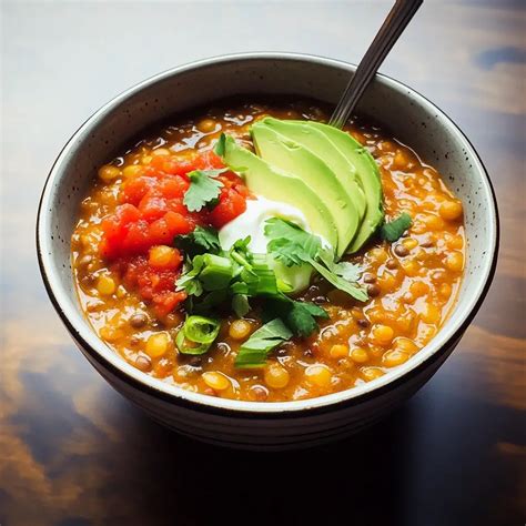 Crockpot Lentil Chili Recipe - My Tasteful Recipes