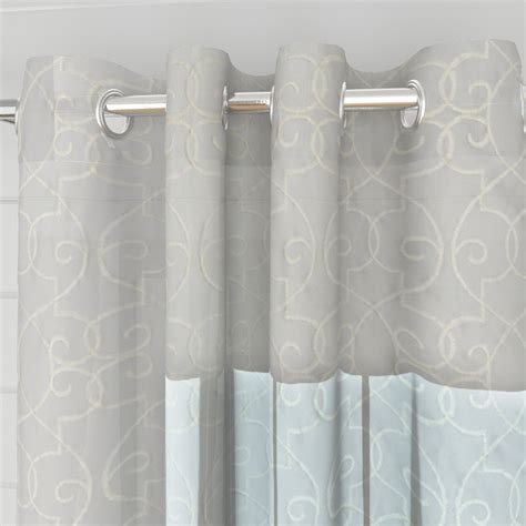 Buy Griffin Rangoli Embroidered Semi Sheer Door Curtain Pair - 110 x ...