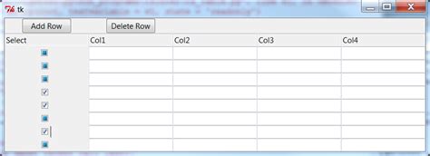 Tkinter Add Row to Grid 的图像结果