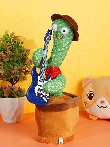 Buy Chocozone Dancing Cactus Plush Toy with Colorful Lights,Sing 120pcs ...