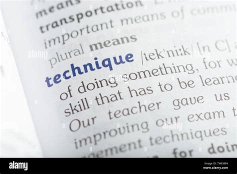 Dictionary definition of word Stock Photo - Alamy