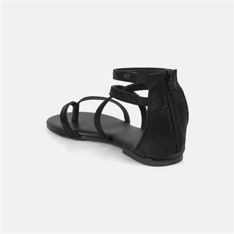 Buy Mochi Women Black Casual Gladiators Online | SKU: 33-1529-11-36 ...