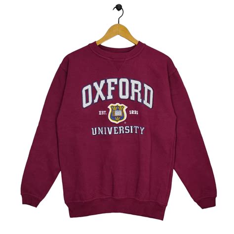 University of Oxford Crewneck Sweatshirt Medium Vintage Oxford - Etsy ...