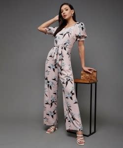 Miss Chase Floral Print Women Jumpsuit - Buy Miss Chase Floral Print ...