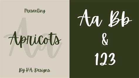 Apricots Font Download | Free Fonts Lab