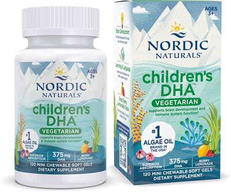 Amazon.com: Nordic Naturals Children's DHA Vegetarian - Kids DHA Omega ...