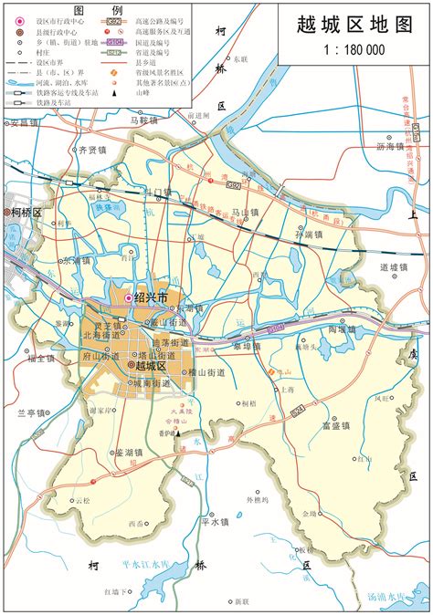 绍兴地图区域划分图,新版绍兴市区,绍兴(第5页)_大山谷图库