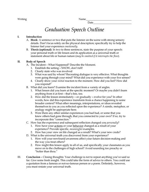 Convocation Speech Sample | Master of Template Document