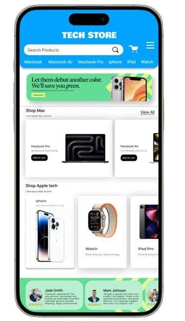 Entry #24 by anas1108 for Mobile Wireframe Mockup for Desktop Layout ...