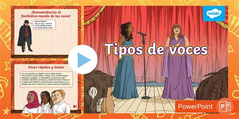 Presentación: Tipos de voces