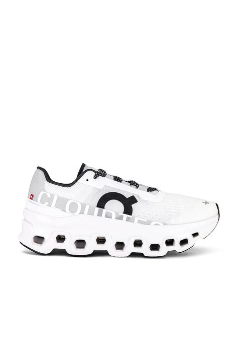 On Cloudmonster Sneaker in All White Cloudmonster in All White ...