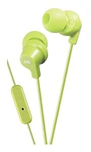 JVC HAFR15G Colorful Sound Earphones Mic Remote Green : Amazon.in ...