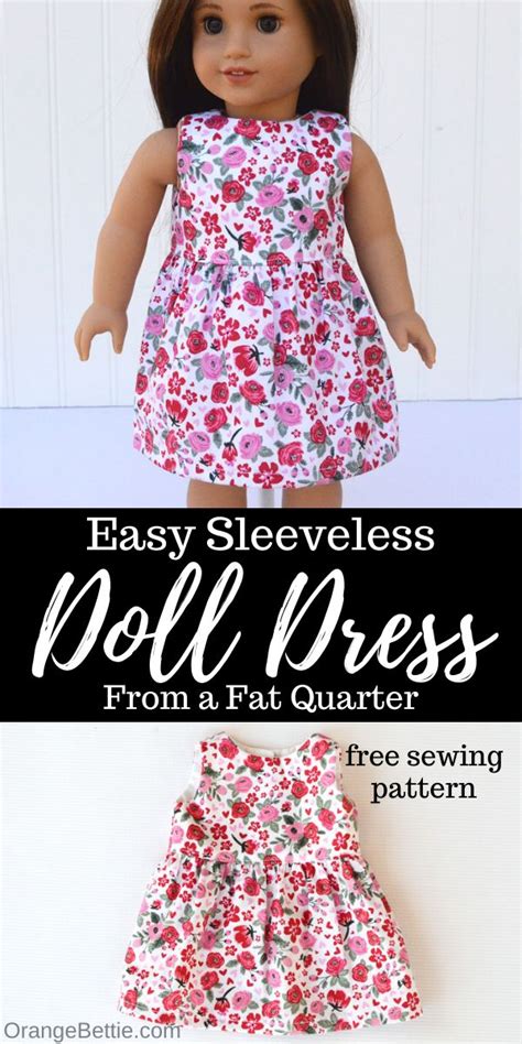 Image result for Free Tutorial Pattern 18 Inch Doll Dress