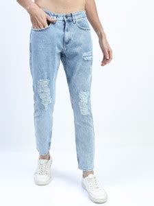 HIGHLANDER Tapered Fit Men Light Blue Jeans - Buy HIGHLANDER Tapered ...