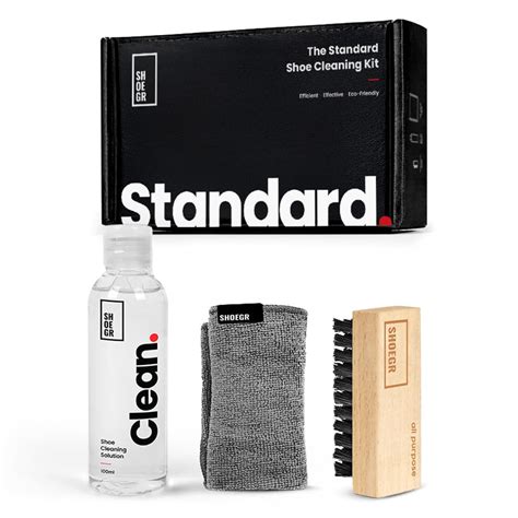 SHOEGR Standard Shoe Cleaning Kit with Microfiber Towel (Shoe Cleaning ...