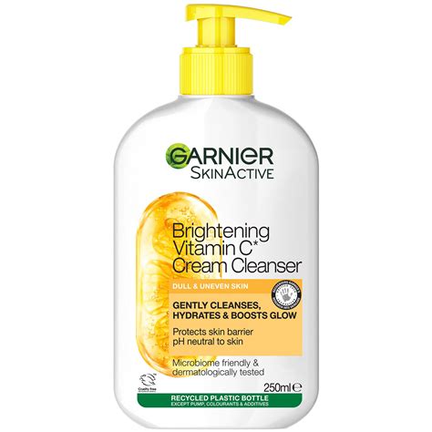 Garnier Skin Active Vitamin C Brightening Cream Cleanser 250ml ...