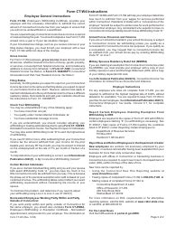 Form CT-W4 Download Printable PDF or Fill Online Employee's Withholding ...