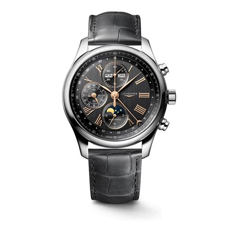 LONGINES MASTER COLLECTION CHRONO MOONPHASE Automatic, Stainless Steel ...