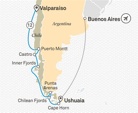 Cape Horn On A World Map