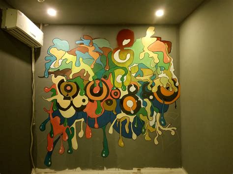 室内墙绘1-家装彩绘-杭州之江度假区西江墙体绘画工作室(简称：西江墙绘)