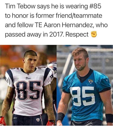 FACT CHECK: Is Tim Tebow Wearing Number 85 To ‘Honor’ Aaron Hernandez ...
