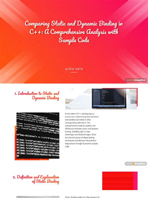 Static and Dynamic Binding Example 的图像结果