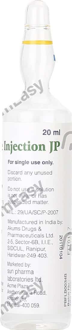 Buy Aravon 1.5 MG Injection (20) Online at Flat 15% OFF | PharmEasy