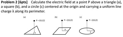 Image result for Electric Field Triangle Problem