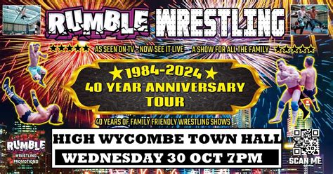 Rumble Wrestling 40 year Anniversary Tour Comes to High Wycombe ...