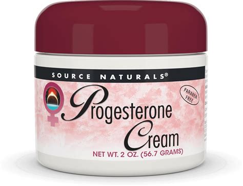 Amazon.com: Source Naturals Progesterone Cream - Women's Health Support - High Purity, Paraben ...