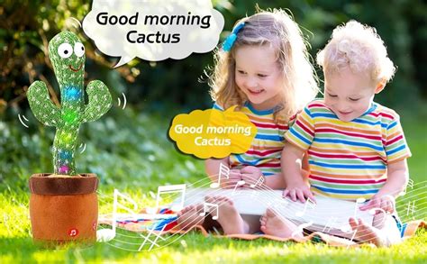 AXEW ACCESSORIES Dancing Cactus Toy for Kids Talking Singing Wriggle ...