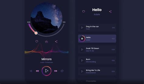 Freebie Music Player App - Figma 🎵