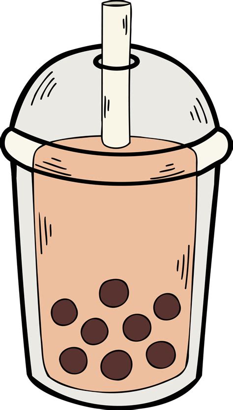 Boba Drink Drawing