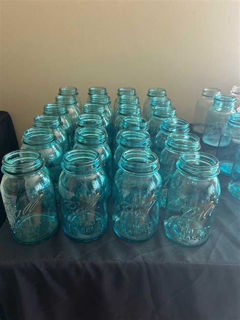 Best Set Of 24 Teal Ball Mason Jars for sale in Port Huron, Michigan ...