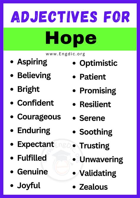 Hope Thesaurus Words at Cooper Betts blog