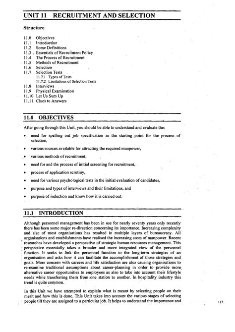 Unit-11 human resource management notes - Human Resource Management ...