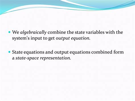 linear algebra in control systems | PPSX