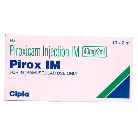 Buy PIROX IM INJECTION 2ML online | Uses, Side Effects, Price and ...