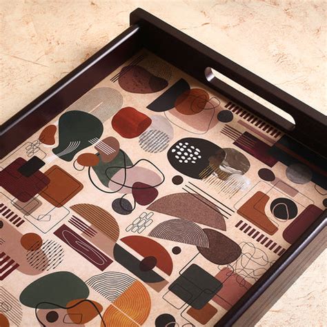 Casablanca Tray Abstract Pattern - Medium – Wonderchef India