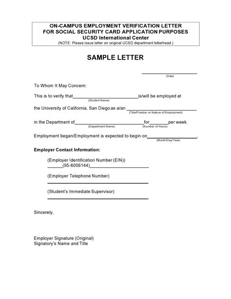20 EIN Verification Letters (147c Letters) ᐅ TemplateLab