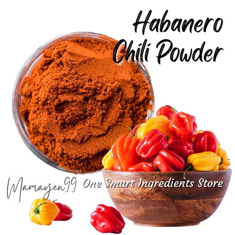 Habanero Powder Habanero Chili Powder 魔鬼辣椒粉 Habanero Pepper - Chili ...
