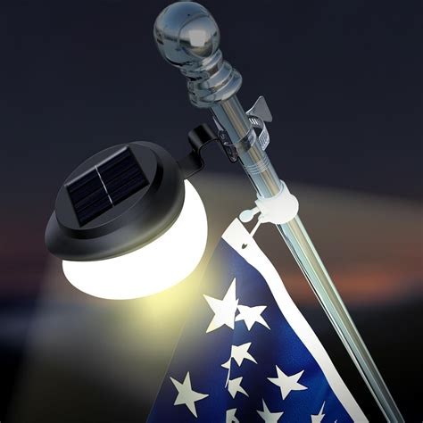 Amazon.com : Solar Flag Pole Lights Flagpole Solar Light for 5ft 6ft ...