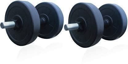 Buy ASU Sports 10 Kg PVC Dumbell Set Combo From Home Exercise ...