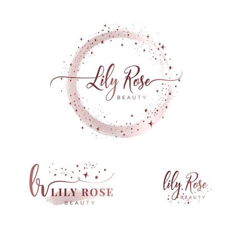 Premade Beauty Logo Design, Rosegold Logo, Makeup Logo, Feminine Logo ...