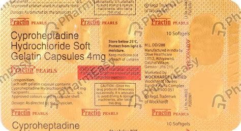 Practin 4 MG Softgel Capsule (10): Uses, Side Effects, Price & Dosage ...