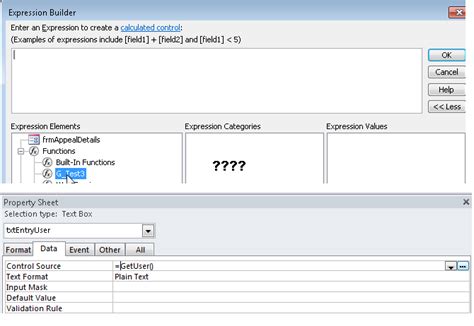 Image result for Access Builder Expression Tutorial